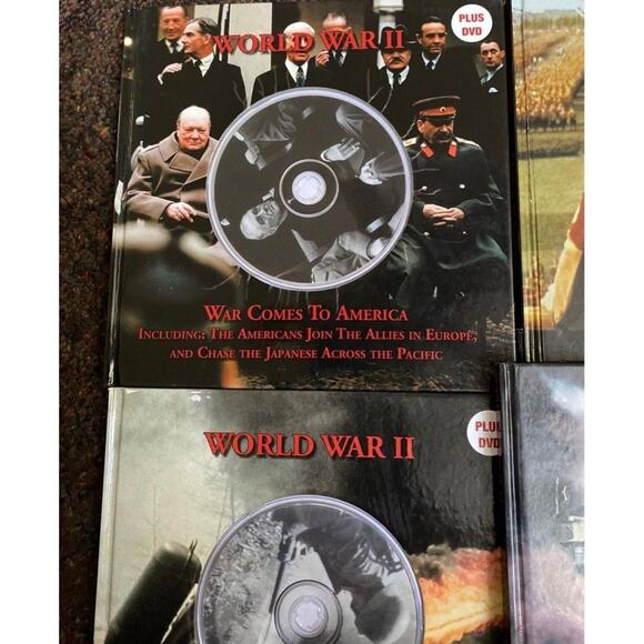 World War II books set with DVDs. 5 book set WWII - Picture 6 of 7